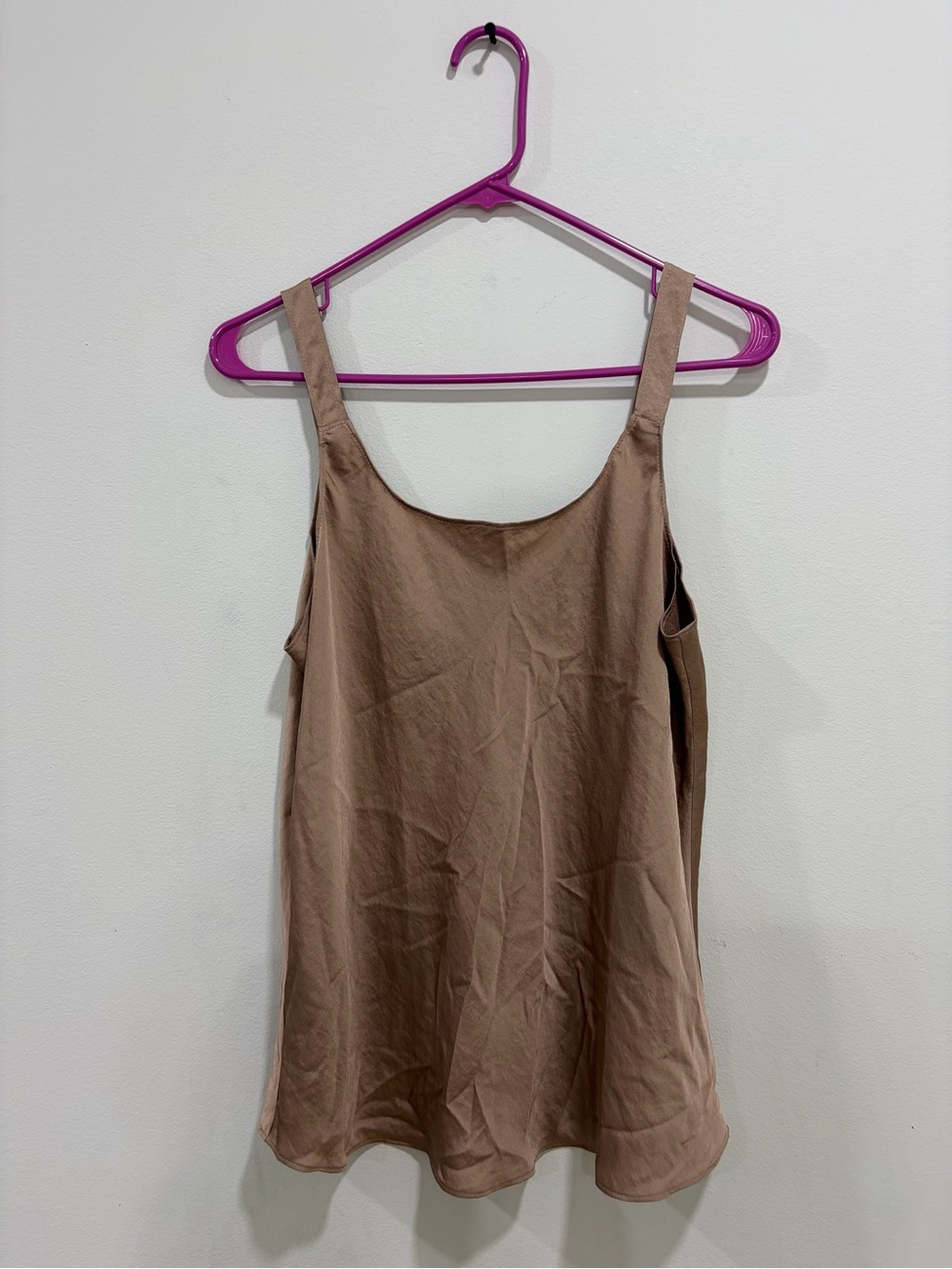 NIC+ZOE Taupe Brown Scoop Neck Camisole